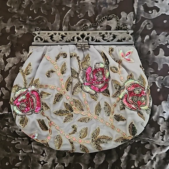 Moyna Coture Beaded Evening Bag - Picture 2 of 4